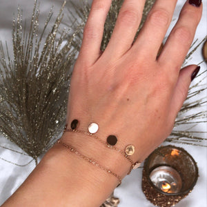 Armband Beja (goud) / Bracelets Beja (doré)