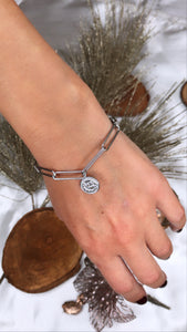 Armband Abela zilver / Bracelets Abela argenté